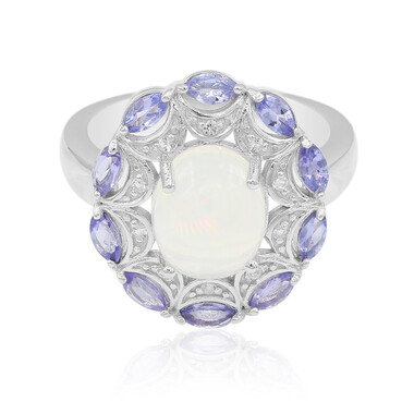 Anello in argento con Opale di Welo