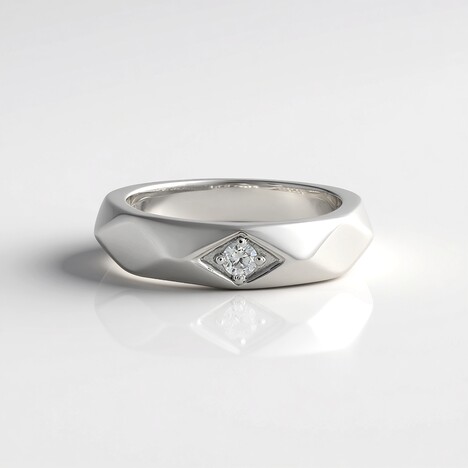 Anello in argento con Zircone