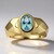 Anello in oro con Tormalina Petrolio (Rifkind 1894 Collection)