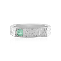 Bague en argent et Emeraude de Russie