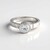 Anello in argento con Topazio Bianco