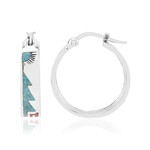 Edelstein-Silberohrringe (Jones Lee)