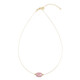 Rhodochrosite Stainless Steel Necklace