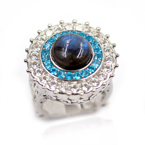 Labradorite Silver Ring (Dallas Prince Designs)