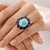 Sleeping Beauty Turquoise Silver Ring (Dallas Prince Designs)
