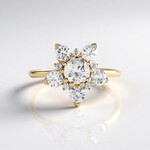 Anello in oro con Zircone