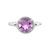 Rose de France Amethyst Silver Ring