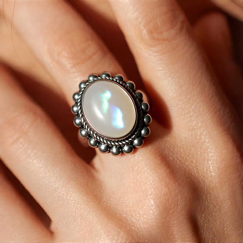 Mabe Pearl Silver Ring