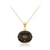 Collar en plata con Cuarzo ahumado