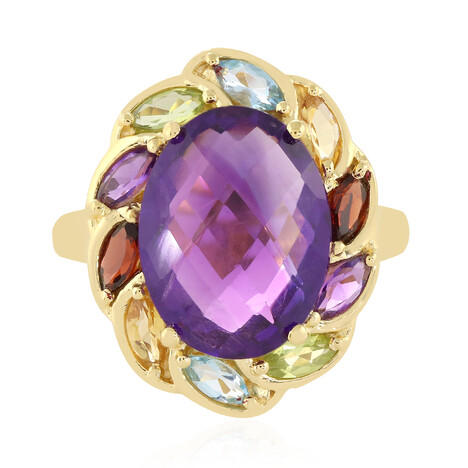 Bague en argent et Améthyste de Zambie