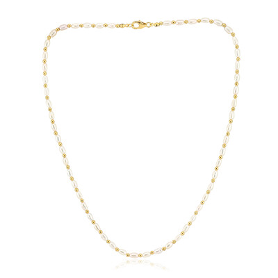 Collier en argent et Perle blanche de culture d'eau douce