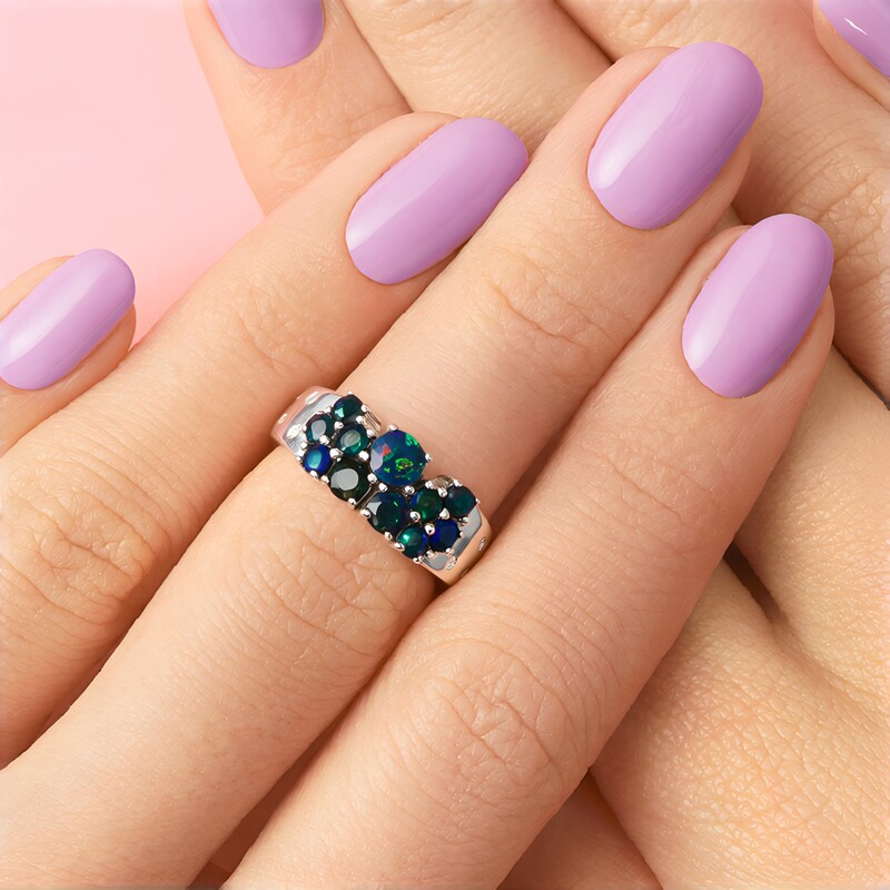 Mezezo Opal Silver Ring (de Melo Essence)