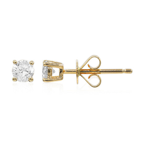 Pendientes en oro con Diamante I1 (H)  (CIRARI)