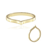 I2 Champagner-Diamant-Goldring (de Melo Gold)