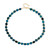 Neon Blue Apatite Silver Necklace