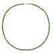 Collier en argent et Diopside de Russie