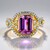 Anello in oro con Diasporo Rosa (AMAYANI)