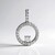 Ciondolo in argento con Zircone