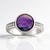 Bague en argent et Charoïte
