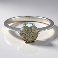 Anello in argento con Spectrolite