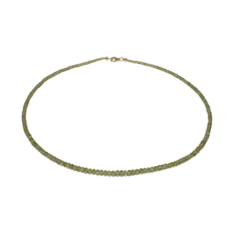 Collar en oro con Demantoide de Madagascar