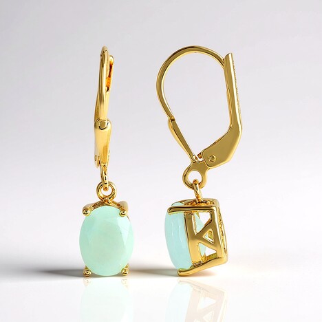 Orecchini in argento con Opale Paraiba