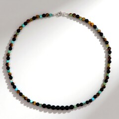 Collana in argento con Onice Nero