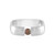 Bague en argent et Diamant rouge I2 (de Melo Essence)