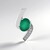 Ciondolo in argento con Onice Verde