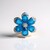 Ciondolo in argento con Apatite Blu Neon