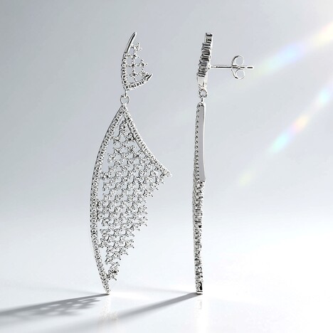 Orecchini in argento con Zircone