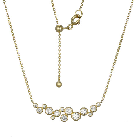 Collar en plata con Zircón (Adela Silber)