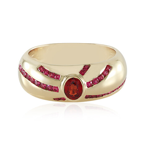 9K Tanzanian Ruby Gold Ring (Adela Gold)