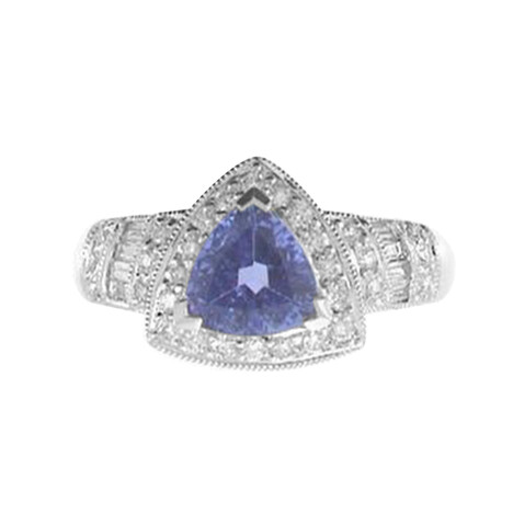 Bague en or et Tanzanite AAA (CIRARI)