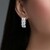 Pendientes en plata con Topacio blanco (Adela Silber)