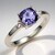 Anello in argento con Quarzo Mirtillo