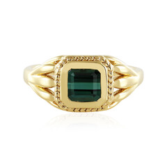 Anello in argento con Tormalina Verde di Benedito (Adela Silber)