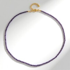 Collana in argento con Zaffiro Ceylon Porpora