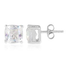 Pendientes en plata con Cuarzo Rayo de luna