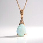 Collana in oro con Opale di Welo AAA