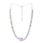 18K Fancy Sapphire Gold Necklace (CIRARI)