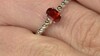 Anillo en plata con Citrino de Madeira (Granulieren)