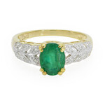 Bahia-Smaragd-Silberring