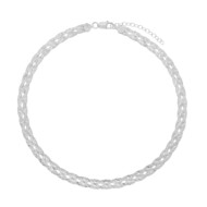 Silberhalskette - 16,56 g - 50-55 cm
