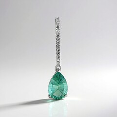 Ciondolo in argento con Fluorite Verde