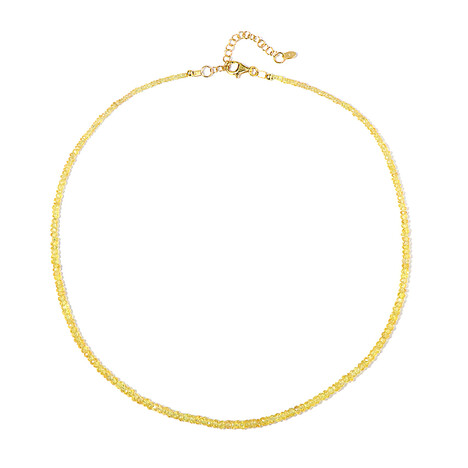 Collar en plata con Zafiro amarillo