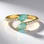 Anello in argento con Grandidierite