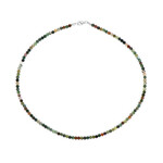 Collana in argento con Agata Muschiata