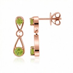 Pendientes en oro con Esfena de Capelinha