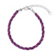 Bracciale in argento con Rubino